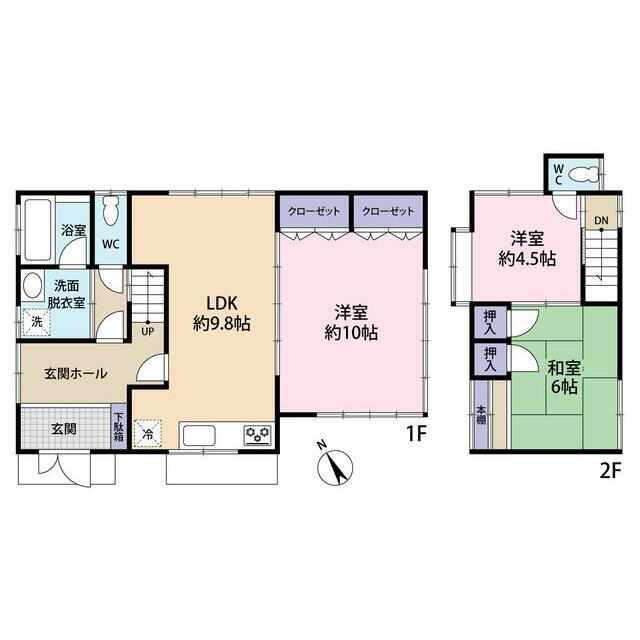 雪ノ下１丁目貸家 間取り