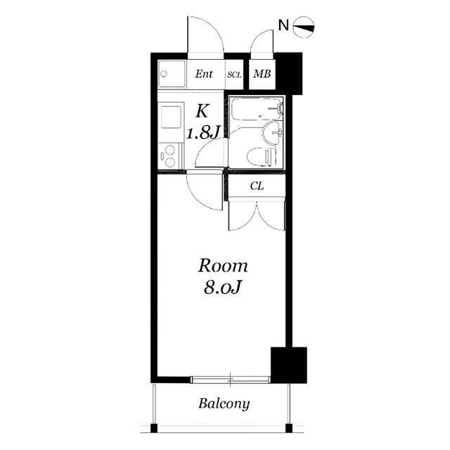 ケイ・ティ・ファースト（ＫＴファースト） 809号室 間取り
