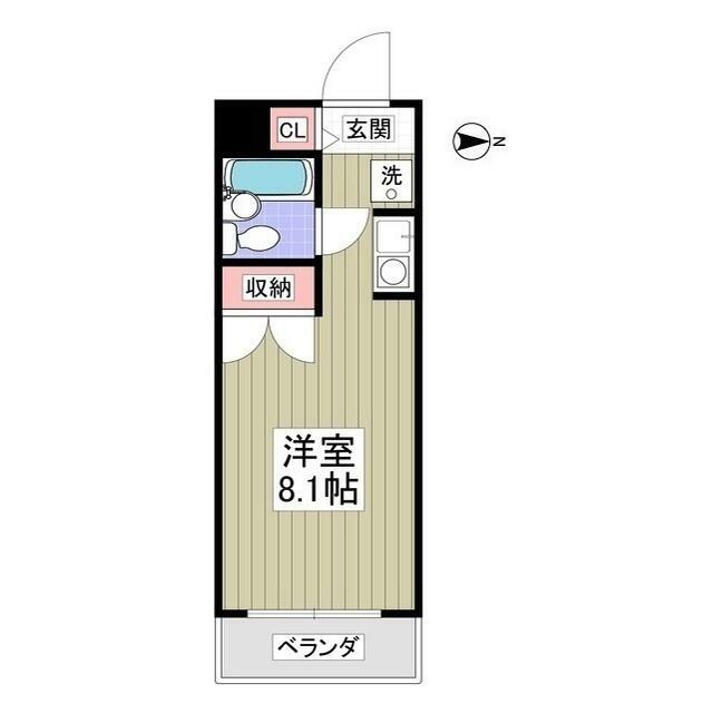 リュミエ本厚木 116号室 間取り