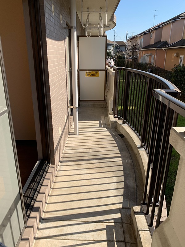 グラスイン笹山 ベランダ