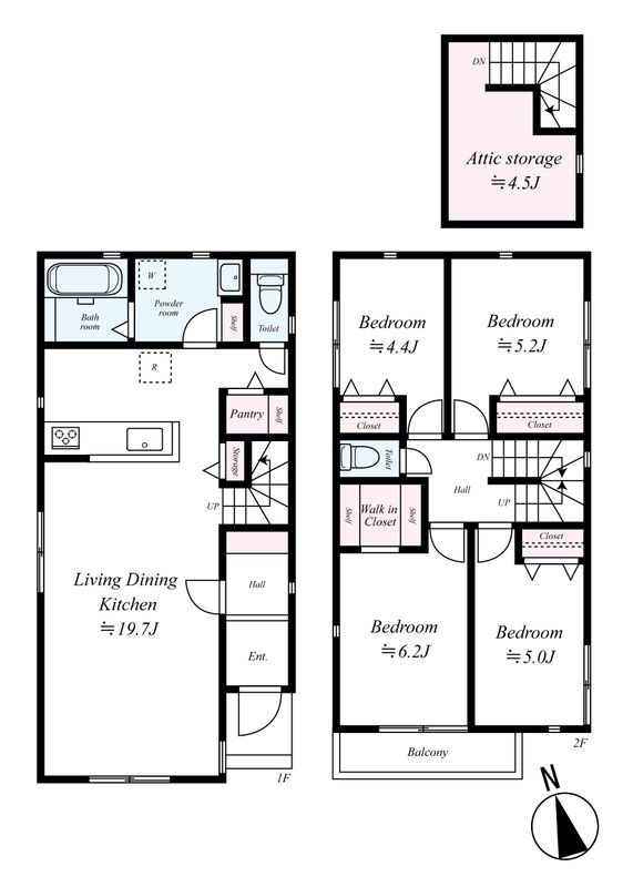 茅ヶ崎市浜之郷戸建 間取り