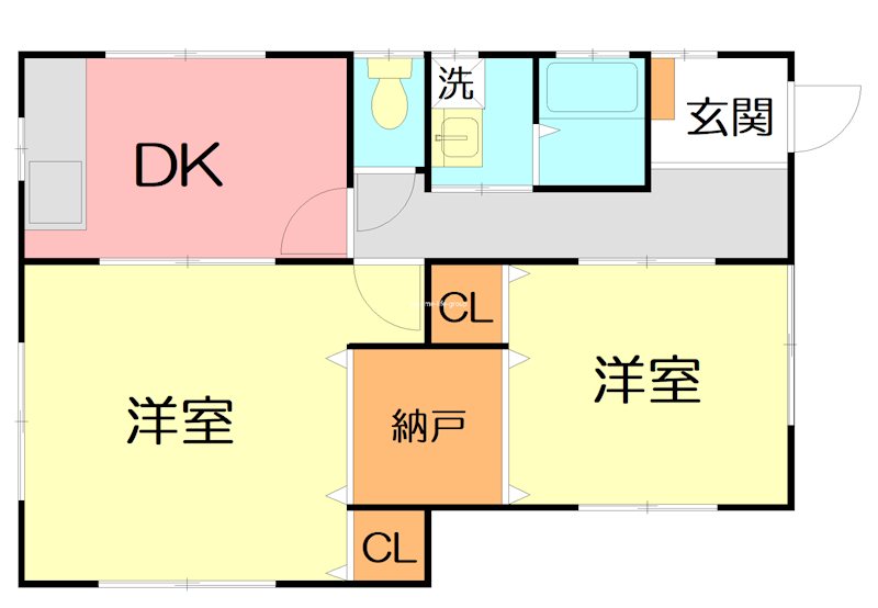 山北貸家 間取り
