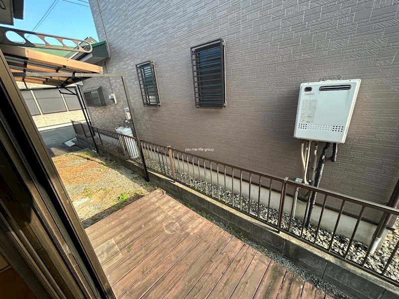 山北貸家 ベランダ