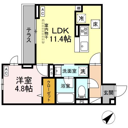 ジェルベーラ東柏ケ谷 間取り