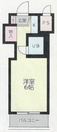 トップ桜ヶ丘２ 206号室 間取り