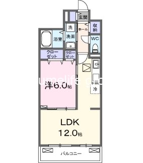 アルールⅡ 102号室 間取り