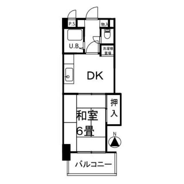トップ辻堂第3 207号室 間取り