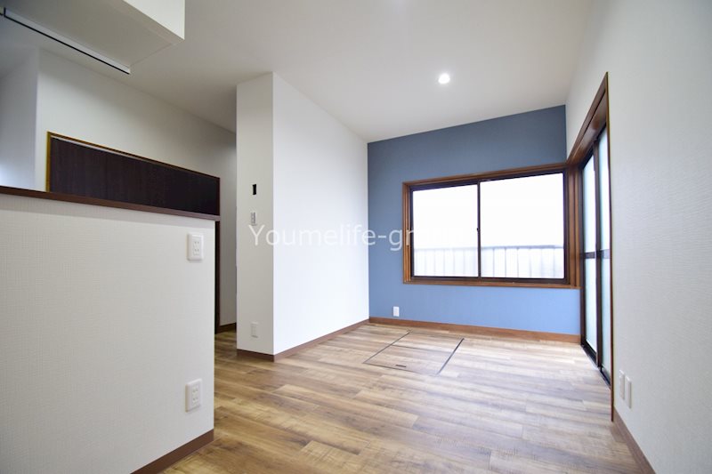 海の見えるワンルームの家 ベッドルーム