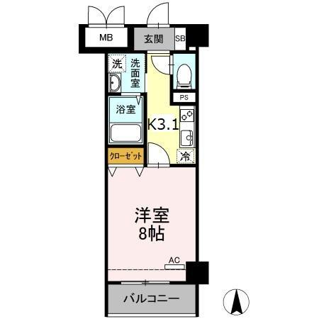 メゾン・ド・シルキー 403号室 間取り