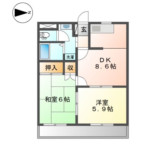 湘南アクシスⅢ 間取り