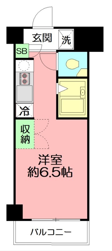 ラグゼナ本厚木 211号室 間取り