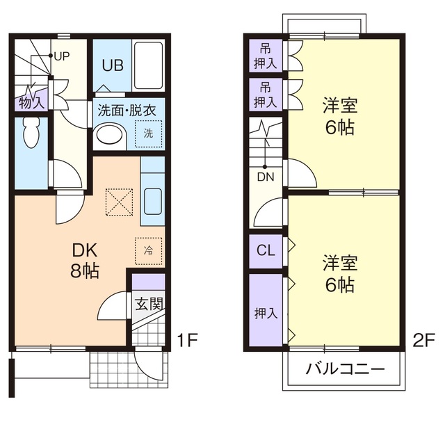 DUPLEX SHINZO Ｉ 105号室 間取り