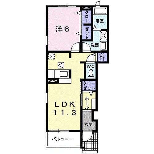 ラブリーメゾン鎌倉 101号室 間取り