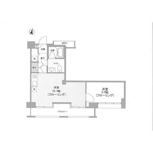Ｔｅｒｒａ湘南台 811号室 間取り
