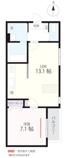 仮）クワイエットクラブハウス　トゥギャザー　ウィズビー洋光台 301号室 間取り