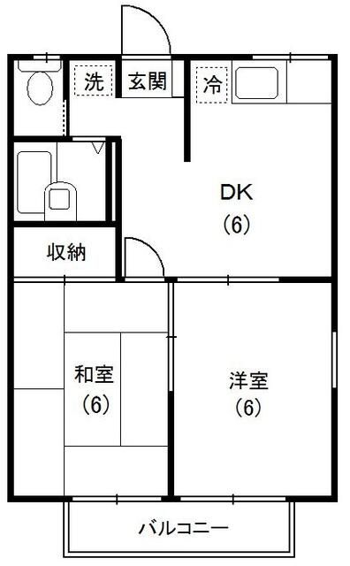 ピアヒロオ 202号室 間取り