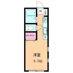 リバージュあつぎⅡ 106号室 間取り