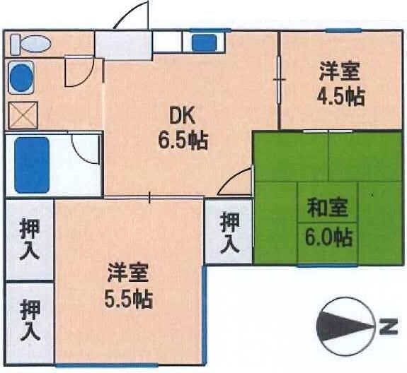 メゾンＢＯＮ 102号室 間取り