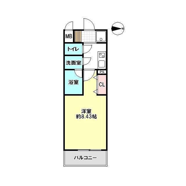 茅ヶ崎フェリックスコート長尾 302号室 間取り