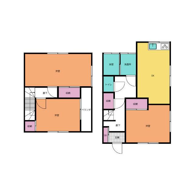 善行貸家 間取り