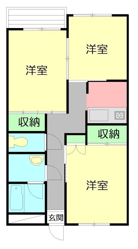 桑原ビル 305号室 間取り