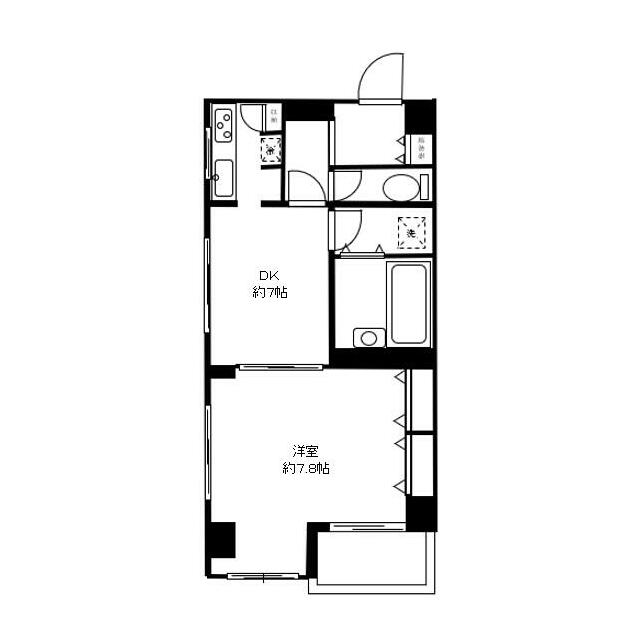 小川ビル 201号室 間取り