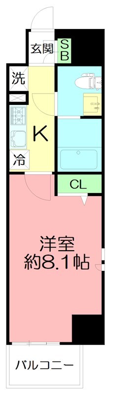 LIME RESIDENCE HIRATSUKA WEST 208号室 間取り