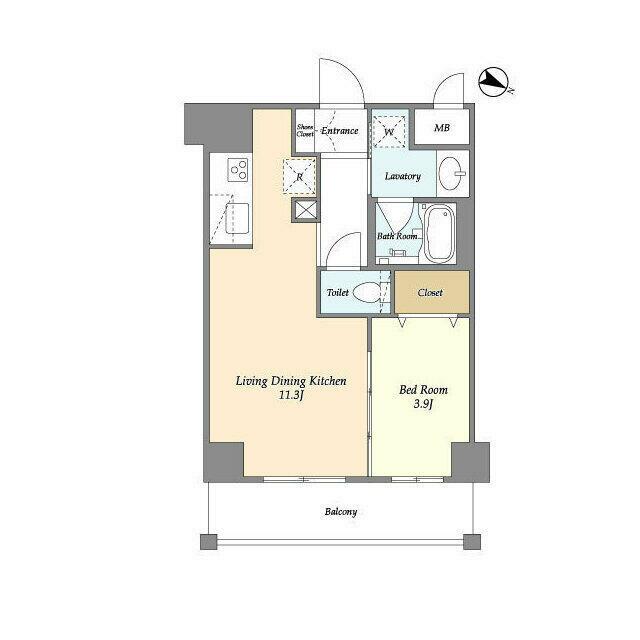 ＣＡＳＳＩＡ藤沢本町 310号室 間取り