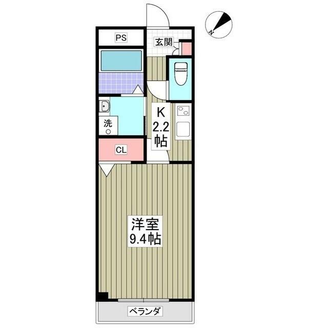 ベルフロースト 203号室 間取り