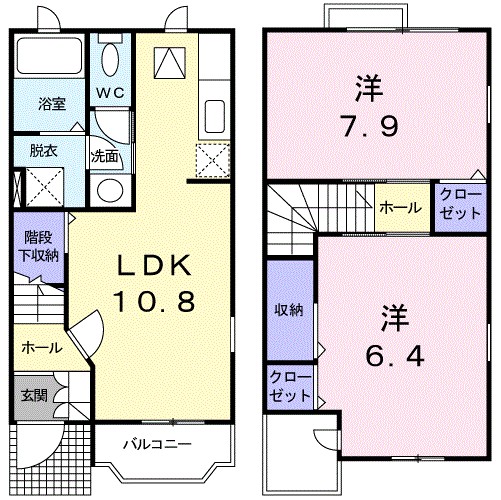 サンリットヒル 102号室 間取り
