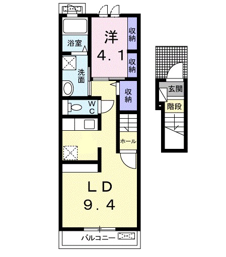 Ｈａｒｄ　Ｃａｓｔｌｅ　湘南 202号室 間取り