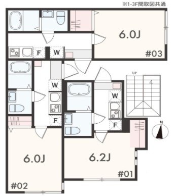 アザーレ・シド相武台 201号室 間取り