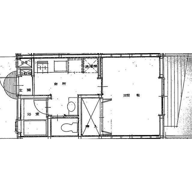 芙蓉館 102号室 間取り