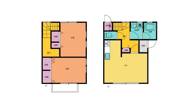 サニーコートイマイ C-2号室 間取り