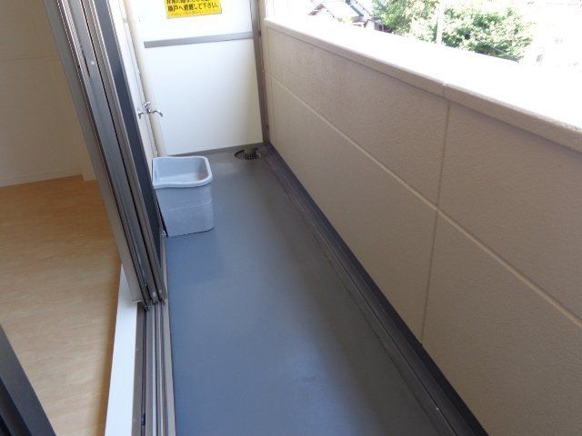 しろくま ベランダ