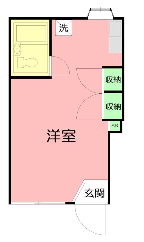 LコートK 105号室 間取り