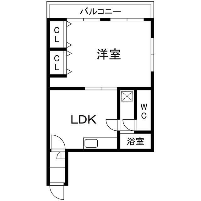 コーポ泉 301号室 間取り