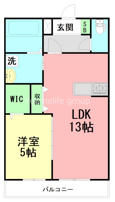 エスペランサⅡ 202号室 間取り