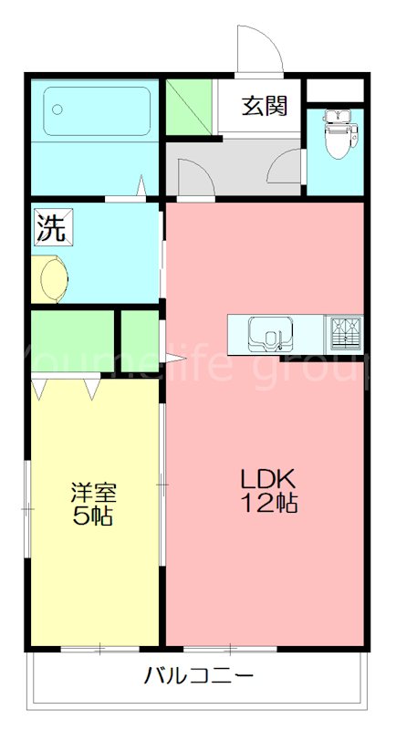 エスペランサⅡ 301号室 間取り