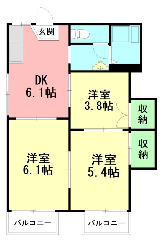 コーポ小沢 間取り