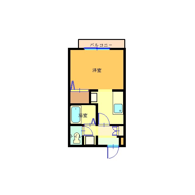 VILLA 5 202号室 間取り