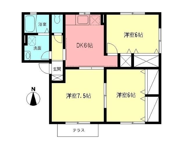 ニューヴィラⅡ 102号室 間取り
