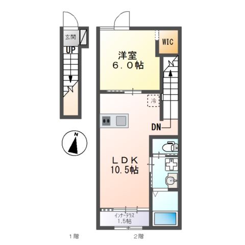 ローズ・ヴェルジュ 間取り