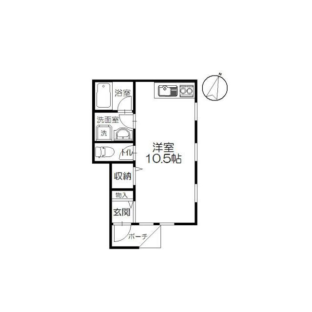CASA MODERNO 102号室 間取り