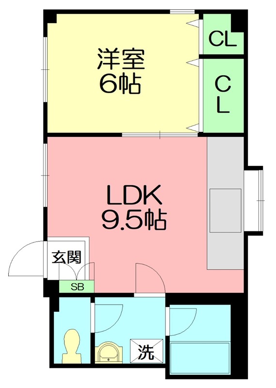 HMビル 202号室 間取り