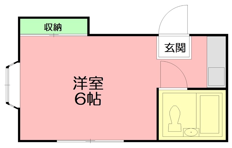 コーポ伸栄 203号室 間取り