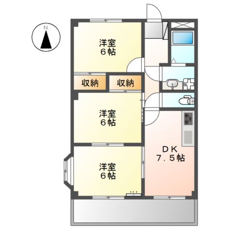 サザンフィールド 間取り