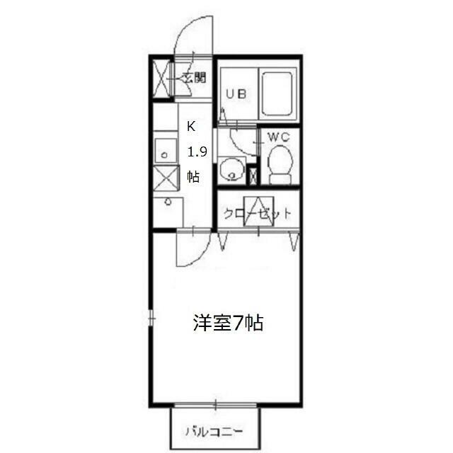 アール　ブラン 201号室 間取り