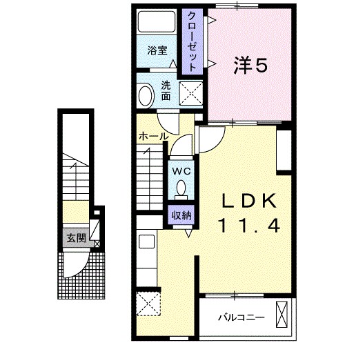 カーサトレ 202号室 間取り
