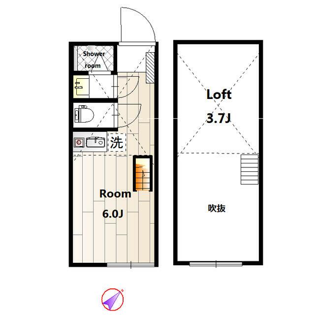 ソルティ湘南藤沢 204号室 間取り